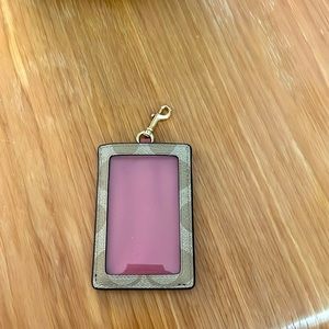 Coach Card/Badge Holder